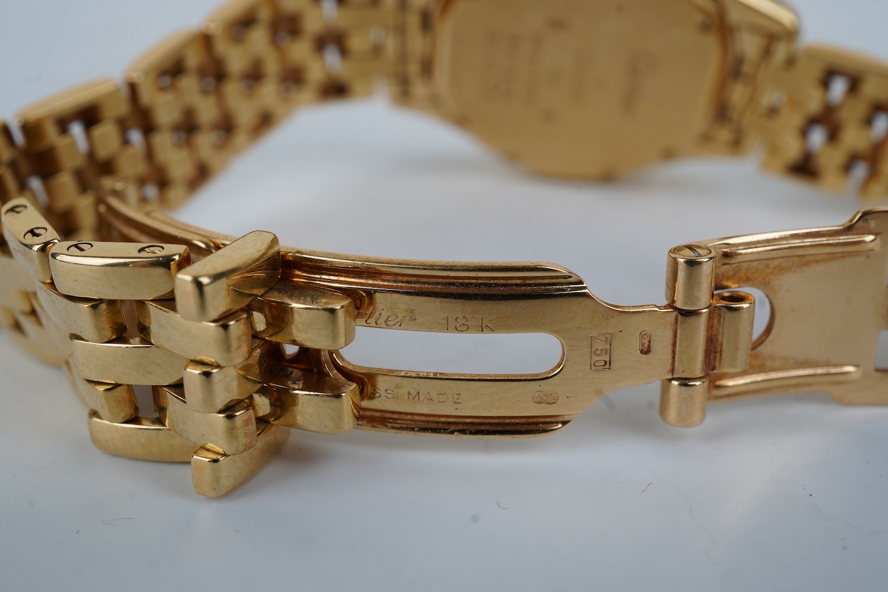 Cartier, a lady's 18ct gold and diamond 'Panthère Cougar' wristwatch, ref. 887906